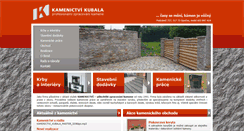 Desktop Screenshot of kamenictvikubala.cz